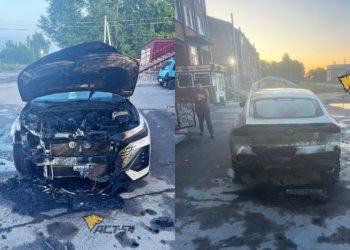 Неизвестный сжёг автомобиль в Новосибирской области