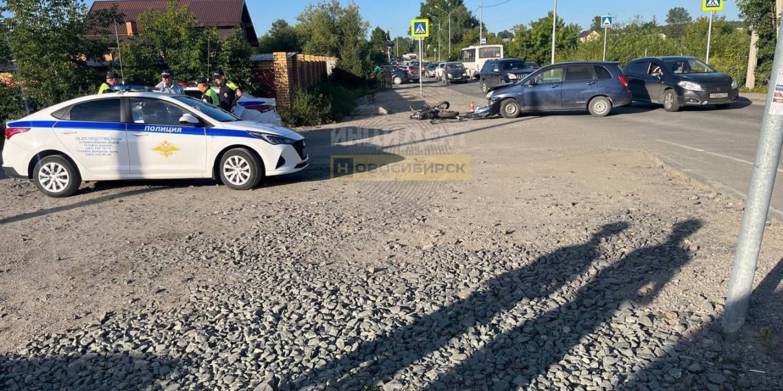 Авария с участием 15-летнего мотоциклиста произошла в Новосибирской области