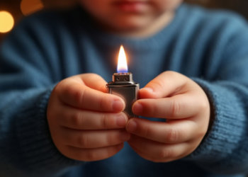 Детская шалость с зажигалкой чуть не закончилась трагедией в Новосибирской области