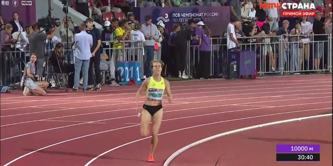 Легкоатлетка из Новосибирска выиграла золото чемпионата России