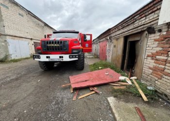 Взрыв газа произошёл в одном из гаражей в Кольцово