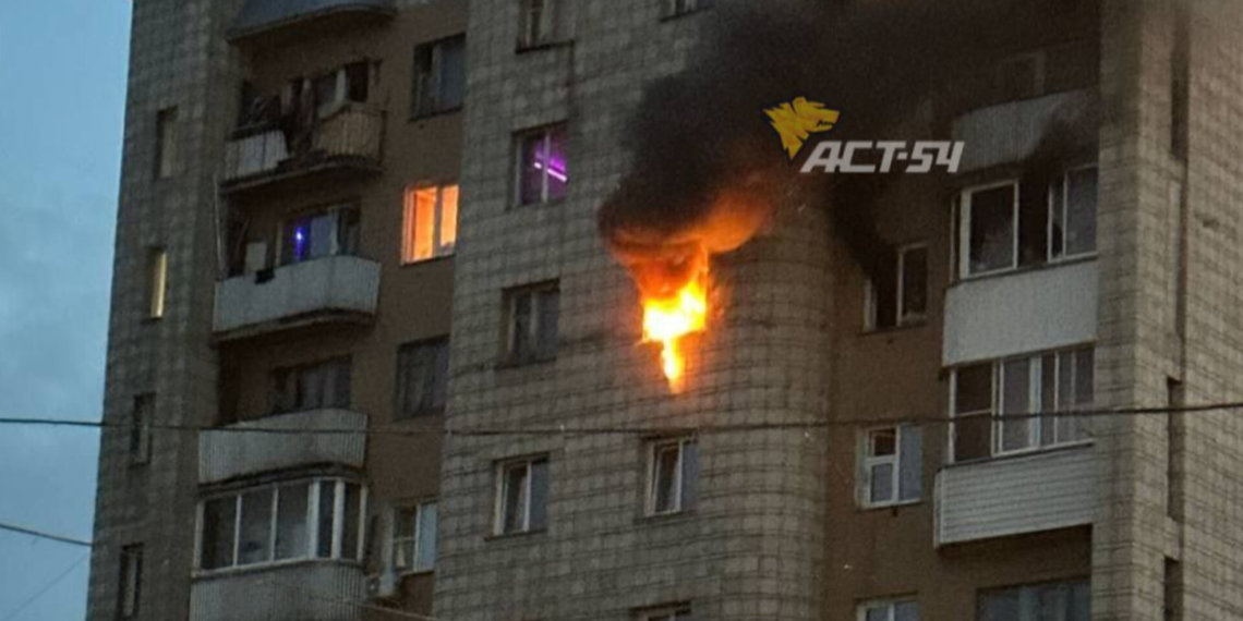 При пожаре на улице Громова сотрудники МЧС спасли женщину