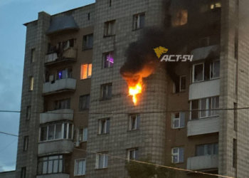 При пожаре на улице Громова сотрудники МЧС спасли женщину