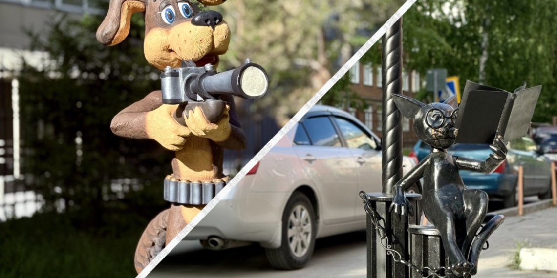 Прогулка по сказочному Новосибирску: необычные скульптуры в самом сердце города