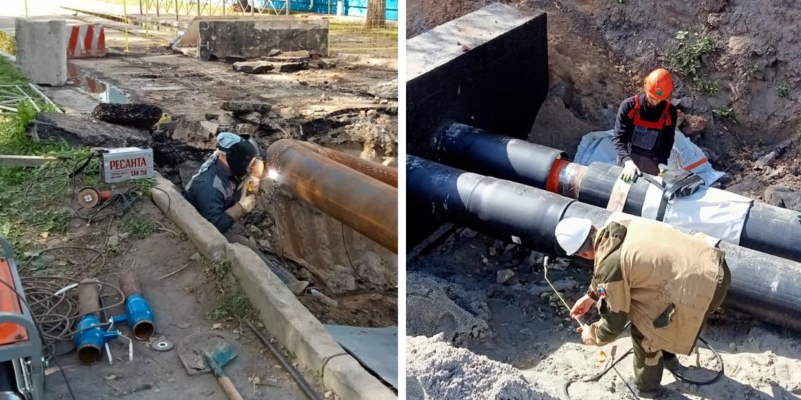 Стало известно, когда завершится замена теплосетей на Римского-Корсакова