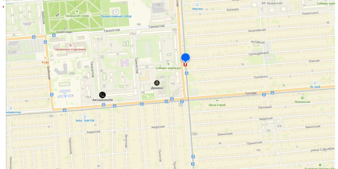 Трамвайные остановки перенесли в городе Новосибирске