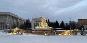 Световой фонтан в Первомайском сквере заработает к 1 декабря