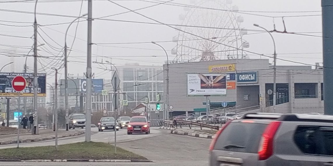 Туман накрыл Новосибирск 22 октября