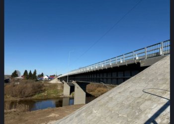 В Новосибирской области отремонтировали полувековой мост через Тару