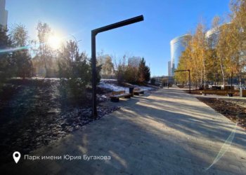 Благоустройство сразу четырёх общественных пространств завершают в Новосибирске