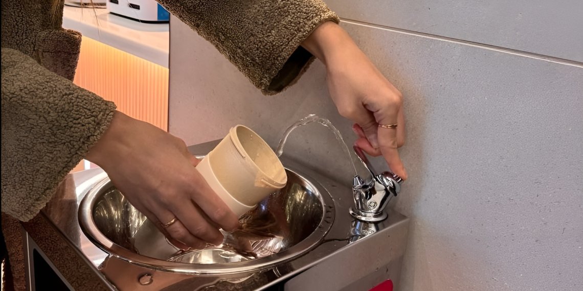 Фонтанчики с питьевой водой появились в новосибирском аэропорту Толмачево