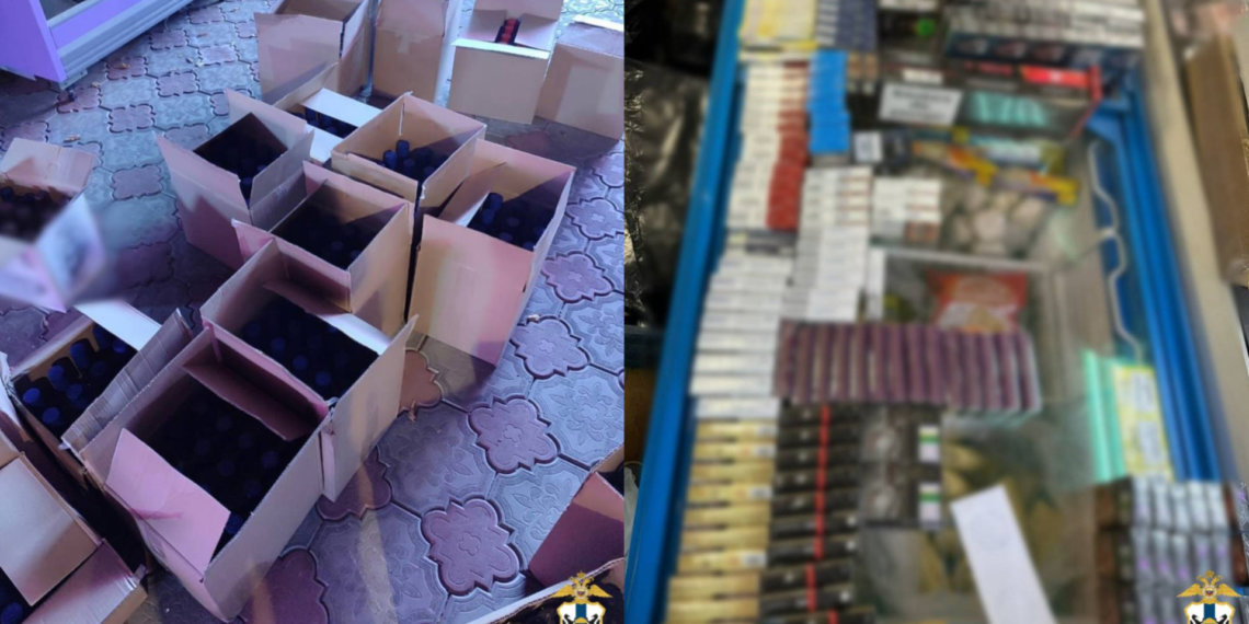 Полиция задержала торговцев контрафактным алкоголем и табаком в Новосибирской области