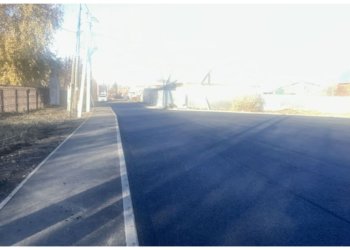 Новый асфальт положили в Кировском районе города Новосибирска