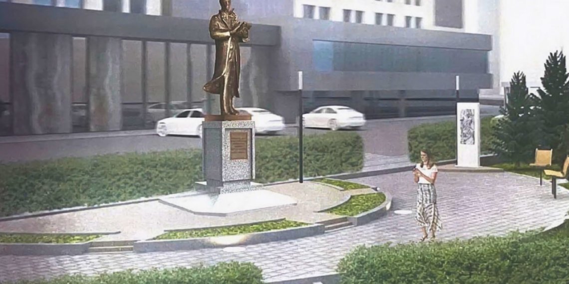 Новый сквер и трёхметровый памятник основателю НГТУ откроют 1 ноября