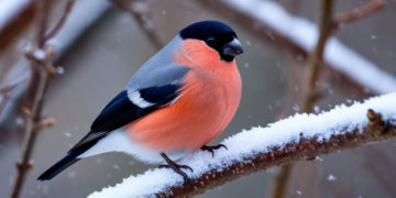 В Новосибирске заметили первых снегирей — вестников зимы и Нового года