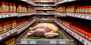 Дефицит курицы образовался в крупнейших супермаркетах Новосибирска