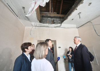 Губернатор поручил ускорить капремонт в детской больнице на Вертковской