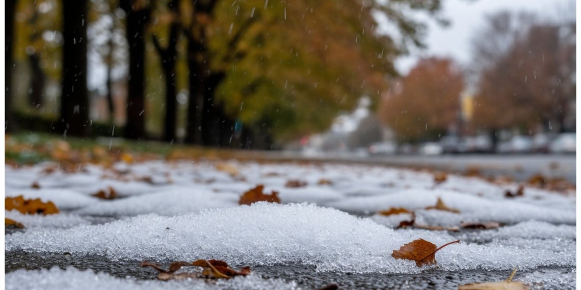 Снегодождь, опять снегодождь: погода 8 ноября