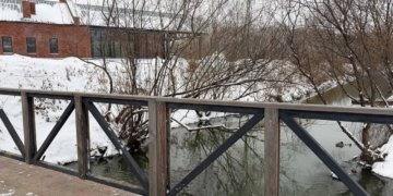 Мэр Новосибирска оценил ход строительства парка «Каменка»