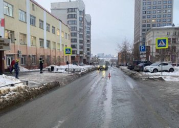 Водитель сбил несовершеннолетнюю девушку на пешеходном переходе в Новосибирске