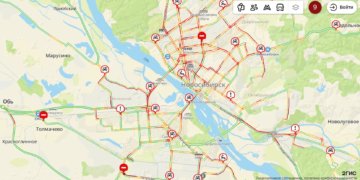 «Начальник, я опоздаю»: Новосибирск сковали 9-балльные пробки