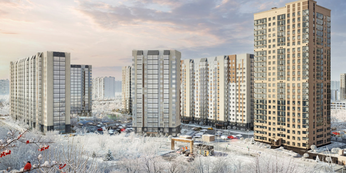 Жизнь в формате «город в городе»: в Калининском районе открылись продажи квартир с адаптивными планировками и двором-парком