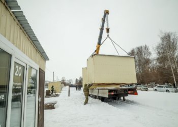 Киоски не того цвета демонтировали на Клещихинском кладбище