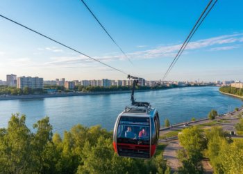 Канатную дорогу через Обь предложили построить в Новосибирске