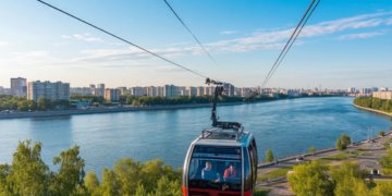 Канатную дорогу через Обь предложили построить в Новосибирске