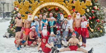 Забег полуголых Дедов Морозов пройдет в центре Новосибирска