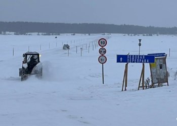 В Ордынском районе открыли первую ледовую переправу в Новосибирской области