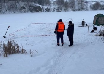 Незаконную купель нашли спасатели на карьере Горский в Новосибирске