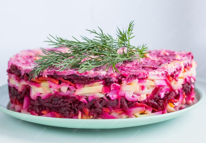 Продуктовый набор для салата «Сельдь под шубой» подорожал на 15% в Новосибирске