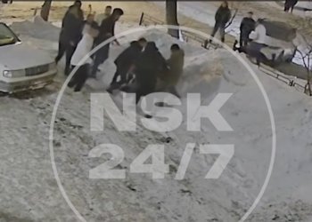 В центре Новосибирска снова произошла массовая драка