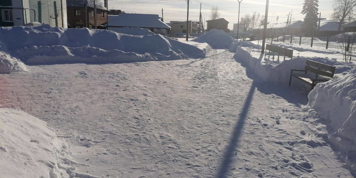 После вмешательства прокуратуры в Черепаново почистили парк