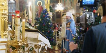 Рождественское богослужение из Новосибирского кафедрального собора покажут в прямом эфире