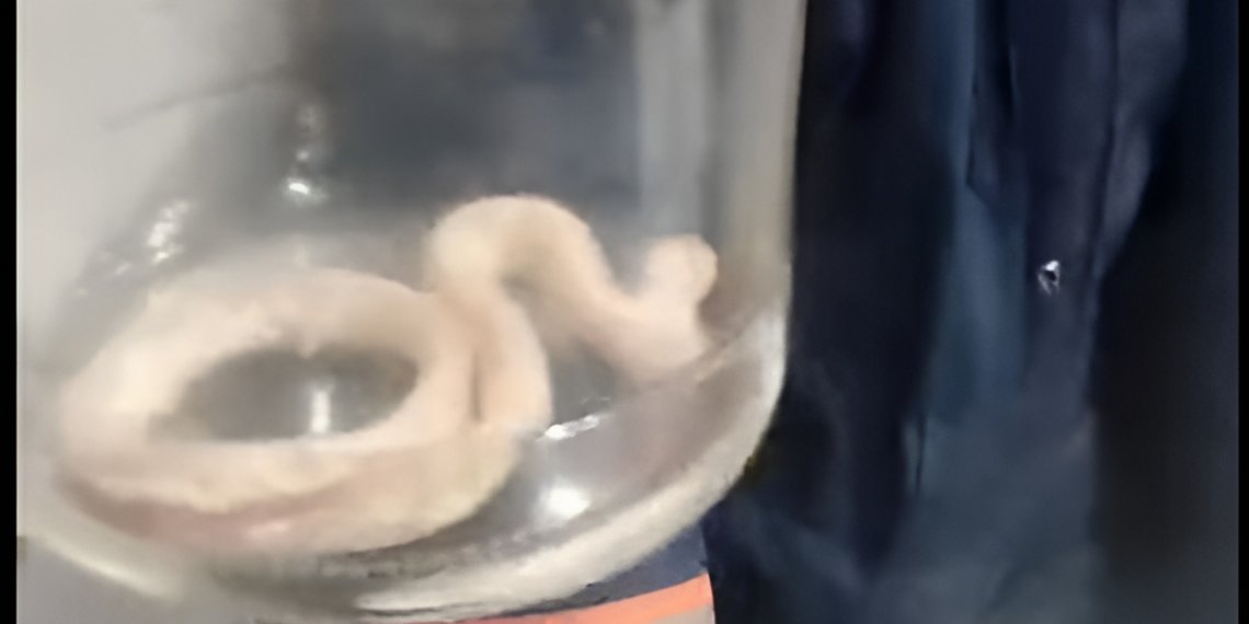 Неожиданный сосед: жители Искитима обнаружили на кухне африканского питона