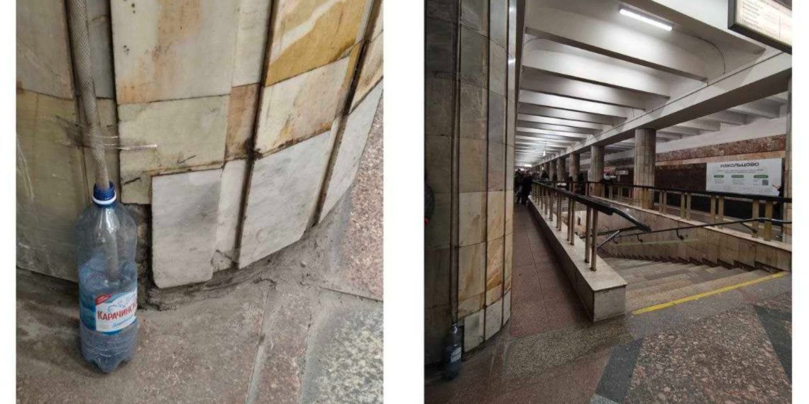 «Капельница» в метрополитене вызвала недоумение у новосибирцев