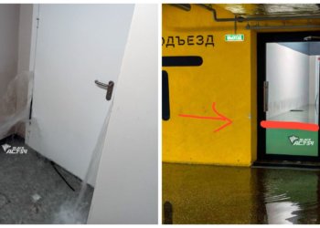 Потоп в новом жилом комплексе в Новосибирске продолжается уже третий день