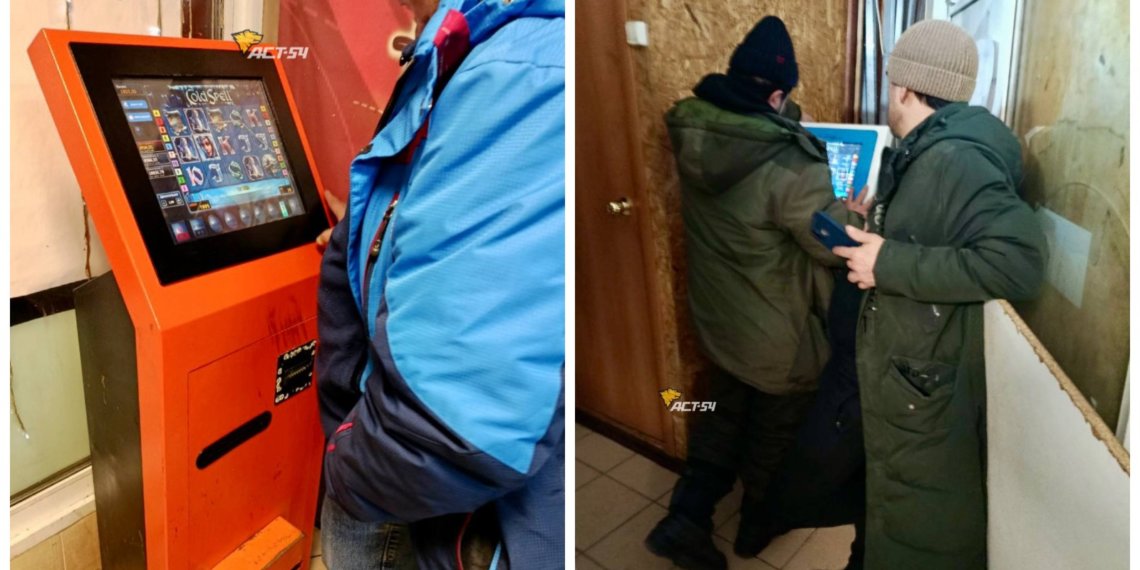В Новосибирской закусочной организовали игровые автоматы
