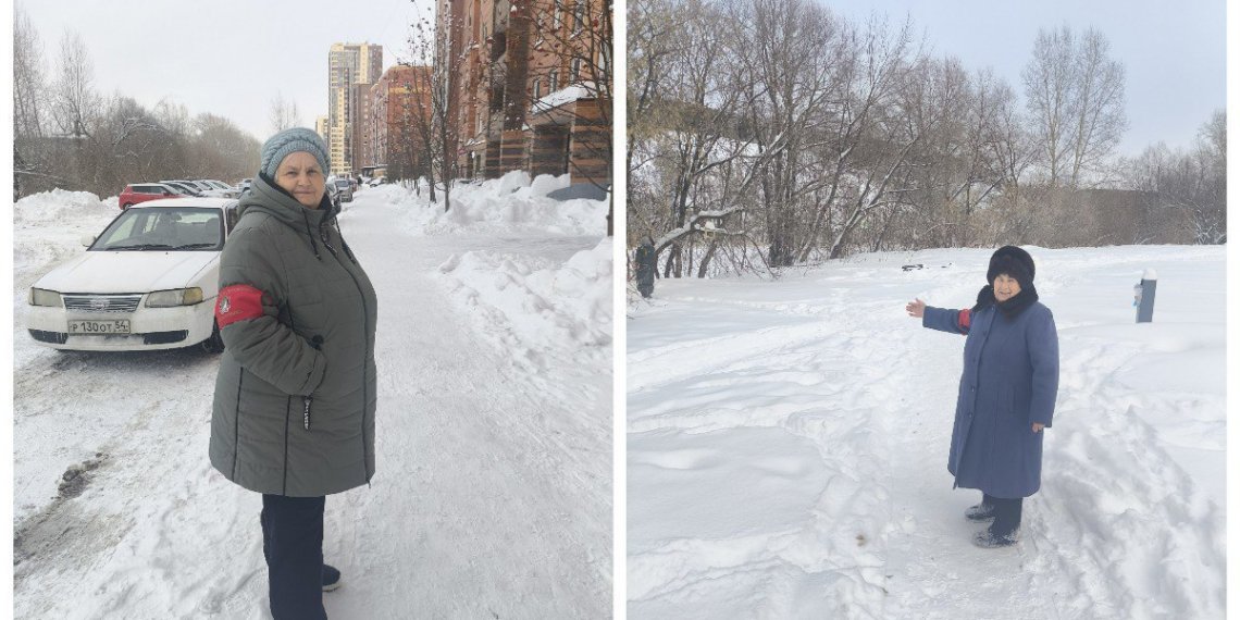 Дружина бабушек патрулирует реку Иню в Новосибирске