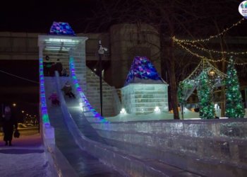 Бесплатное посещение Ледового городка перенесли из-за морозов в Новосибирске