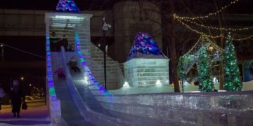 Бесплатное посещение Ледового городка перенесли из-за морозов в Новосибирске