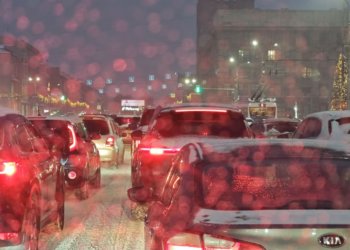 10-балльные пробки сковали Новосибирск в первый рабочий день