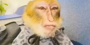 Необычный визит: обезьяна Яков прошла медосмотр в новосибирской ветклинике