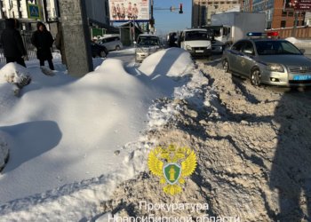 Главу администрации Октябрьского района Новосибирска оштрафовали из-за плохой уборки снега