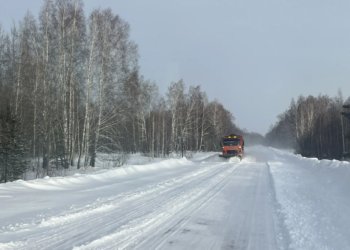 819 единиц спецтехники очищают трассы Новосибирской области от снега