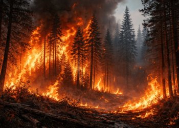 С почином: в России зарегистрирован первый в 2026 году лесной пожар