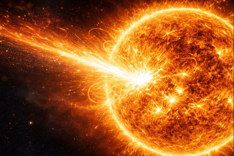 Солнце атакует: серия вспышек обрушилась на Землю и угрожает потерей связи и магнитными бурями