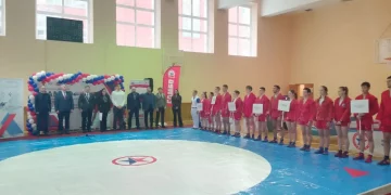 «Пока мы едины — мы непобедимы»: в СибУПК прошел фестиваль самбо в честь 70-летия вуза и Дня защитника Отечества